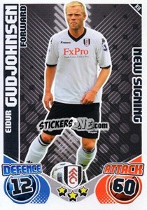 Sticker Eidur Gudjohnsen - English Premier League 2010-2011. Match Attax Extra
 - Topps