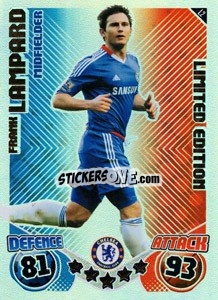 Cromo Frank Lampard - English Premier League 2010-2011. Match Attax Extra
 - Topps