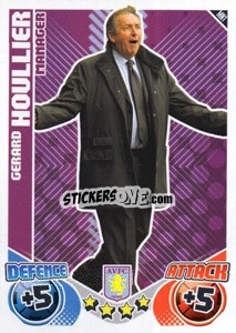 Figurina Gerard Houllier - English Premier League 2010-2011. Match Attax Extra
 - Topps