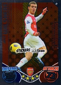 Sticker Jack Wilshere - English Premier League 2010-2011. Match Attax Extra
 - Topps