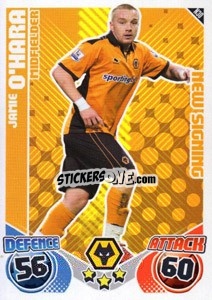 Figurina Jamie O'Hara - English Premier League 2010-2011. Match Attax Extra
 - Topps