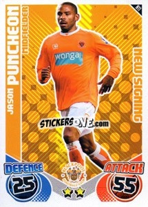 Sticker Jason Puncheon - English Premier League 2010-2011. Match Attax Extra
 n. N11 - Topps