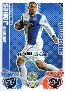 Sticker Jermaine Jones - English Premier League 2010-2011. Match Attax Extra
 - Topps