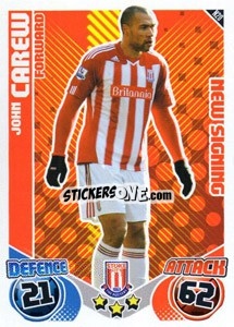 Figurina John Carew - English Premier League 2010-2011. Match Attax Extra
 - Topps