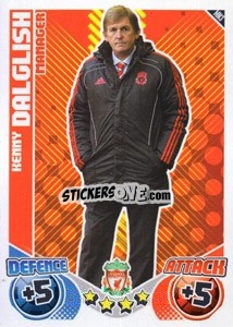 Sticker Kenny Dalglish - English Premier League 2010-2011. Match Attax Extra
 - Topps