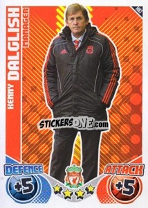 Sticker Kenny Dalglish - English Premier League 2010-2011. Match Attax Extra
 n. MN3 - Topps