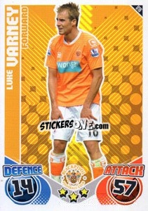 Sticker Luke Varney - English Premier League 2010-2011. Match Attax Extra
 - Topps