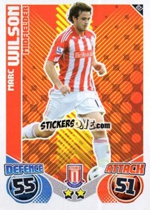 Sticker Marc Wilson - English Premier League 2010-2011. Match Attax Extra
 n. U37 - Topps