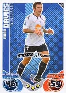 Cromo Mark Davies - English Premier League 2010-2011. Match Attax Extra
 - Topps