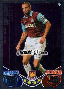 Sticker Matthew Upson - English Premier League 2010-2011. Match Attax Extra
 - Topps