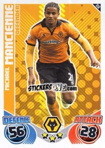 Sticker Michael Mancienne - English Premier League 2010-2011. Match Attax Extra
 n. U58 - Topps