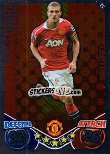 Sticker Nemanja Vidic - English Premier League 2010-2011. Match Attax Extra
 - Topps