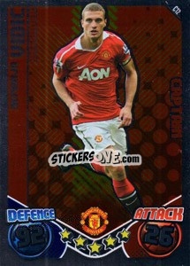 Sticker Nemanja Vidic - English Premier League 2010-2011. Match Attax Extra
 n. C12 - Topps