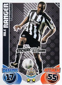 Cromo Nile Ranger - English Premier League 2010-2011. Match Attax Extra
 n. U34 - Topps