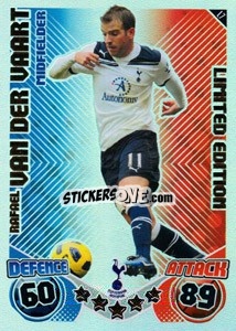 Sticker Rafael van der Vaart - English Premier League 2010-2011. Match Attax Extra
 n. L7 - Topps