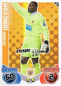 Sticker Richard Kingson - English Premier League 2010-2011. Match Attax Extra
 n. U14 - Topps