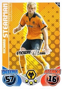 Sticker Richard Stearman - English Premier League 2010-2011. Match Attax Extra
 n. U57 - Topps