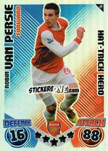 Sticker Robin van Persie - English Premier League 2010-2011. Match Attax Extra
 - Topps