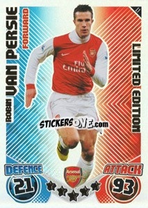 Cromo Robin van Persie - English Premier League 2010-2011. Match Attax Extra
 - Topps