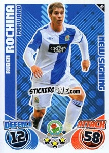 Sticker Ruben Rochina - English Premier League 2010-2011. Match Attax Extra
 n. N8 - Topps