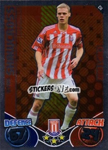 Cromo Ryan Shawcross - English Premier League 2010-2011. Match Attax Extra
 - Topps