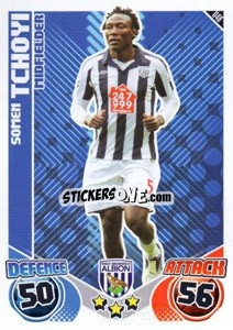 Sticker Somen Tchoyi - English Premier League 2010-2011. Match Attax Extra
 - Topps