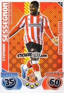 Sticker Stephane Sessegnon - English Premier League 2010-2011. Match Attax Extra
 - Topps