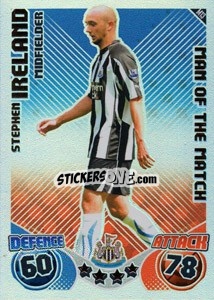 Sticker Stephen Ireland - English Premier League 2010-2011. Match Attax Extra
 n. M13 - Topps