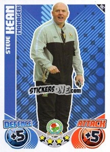 Sticker Steve Kean - English Premier League 2010-2011. Match Attax Extra
 n. MN2 - Topps
