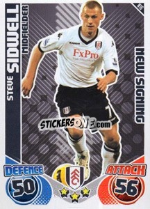 Cromo Steve Sidwell - English Premier League 2010-2011. Match Attax Extra
 - Topps