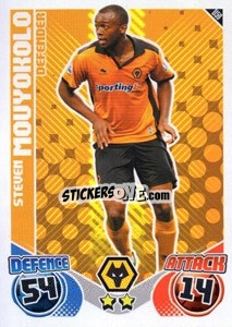 Cromo Steven Mouyokolo - English Premier League 2010-2011. Match Attax Extra
 - Topps