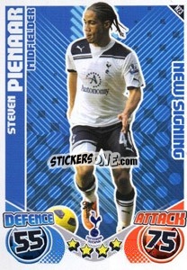 Sticker Steven Pienaar - English Premier League 2010-2011. Match Attax Extra
 n. N23 - Topps