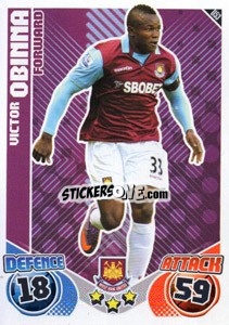 Sticker Victor Obinna - English Premier League 2010-2011. Match Attax Extra
 n. U53 - Topps