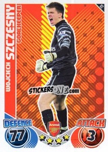 Sticker Wojciech Szczesny - English Premier League 2010-2011. Match Attax Extra
 - Topps