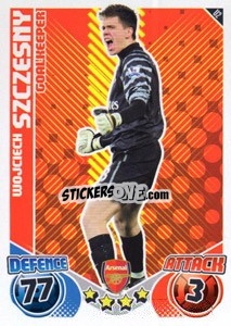 Sticker Wojciech Szczesny - English Premier League 2010-2011. Match Attax Extra
 n. U2 - Topps