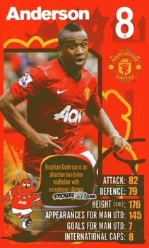 Figurina Anderson - Manchester United 2012-2013
 n. 5 - Top Trumps