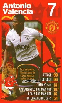 Figurina Antonio Valencia - Manchester United 2012-2013
 n. 6 - Top Trumps