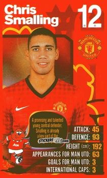 Sticker Chris Smalling - Manchester United 2012-2013
 n. 9 - Top Trumps