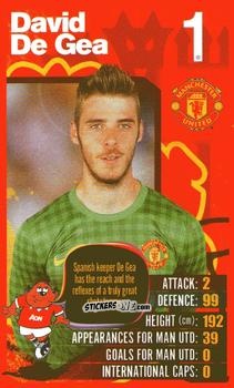 Cromo David De Gea - Manchester United 2012-2013
 n. 12 - Top Trumps