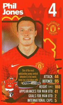 Figurina Phil Jones - Manchester United 2012-2013
 n. 23 - Top Trumps