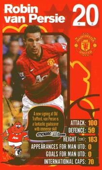 Sticker Robin Van Persie - Manchester United 2012-2013
 n. 26 - Top Trumps