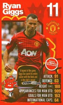 Figurina Ryan Giggs - Manchester United 2012-2013
 n. 27 - Top Trumps