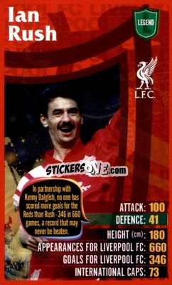 Sticker Ian Rush -  Liverpool 2012-2013
 - Top Trumps
