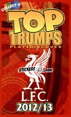 Sticker Title card -  Liverpool 2012-2013
 n. 1 - Top Trumps