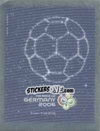 Sticker Official Poster - FIFA World Cup Germany 2006 - Panini