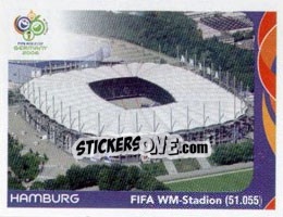 Sticker Hamburg - FIFA WM-Stadion - FIFA World Cup Germany 2006 n. 5 - Panini