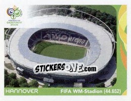 Sticker Hannover - FIFA WM-Stadion - FIFA World Cup Germany 2006 n. 6 - Panini