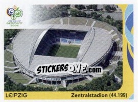 Sticker Leipzig - Zentralstadion - FIFA World Cup Germany 2006 n. 10 - Panini