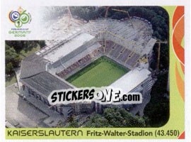 Sticker Kaiserslautern - Fritz-Walter-Stadion - FIFA World Cup Germany 2006 n. 13 - Panini