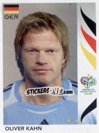 Sticker Oliver Kahn - FIFA World Cup Germany 2006 - Panini